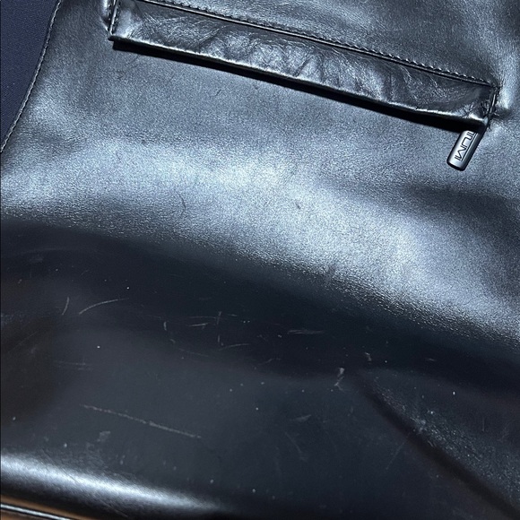 Tumi Black Leather & Nylon Tote - Picture 6 of 9